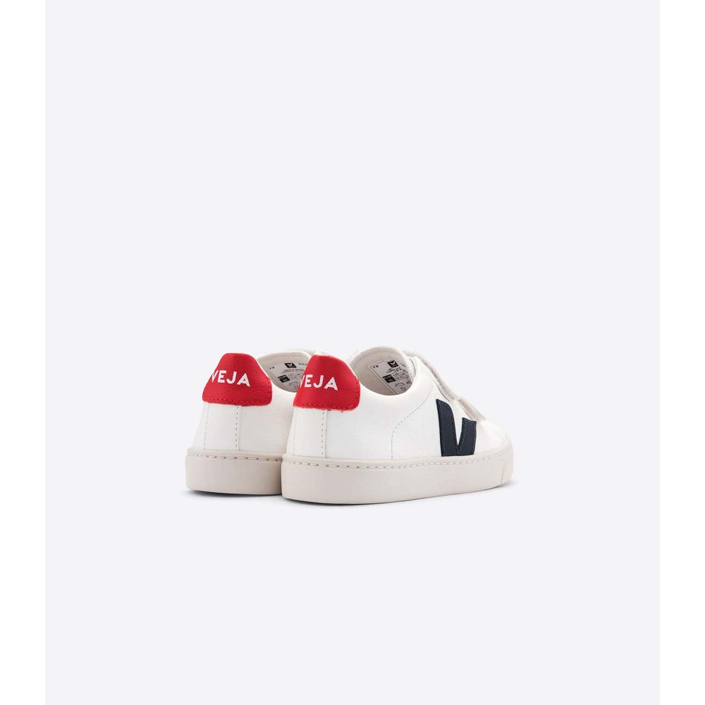 Veja ESPLAR CHROMEFREE Kids' Shoes White/Blue | CA 729SGL